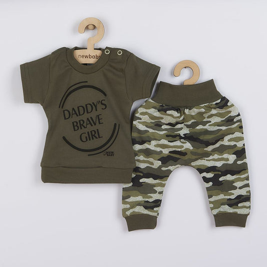 2-részes baba együttes New baby Army girl