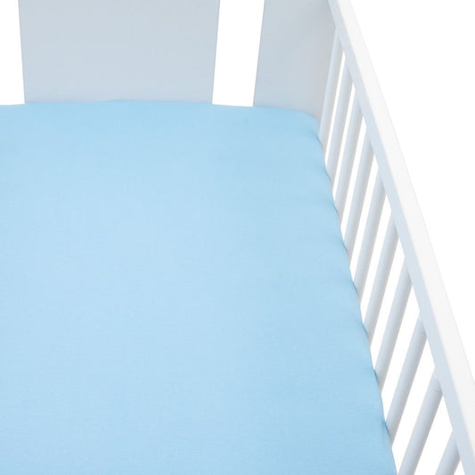 Jersey lepedõ kiságyba New baby 120x60 kék