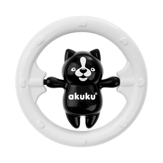 Akuku csörgõ maci fekete-fehér