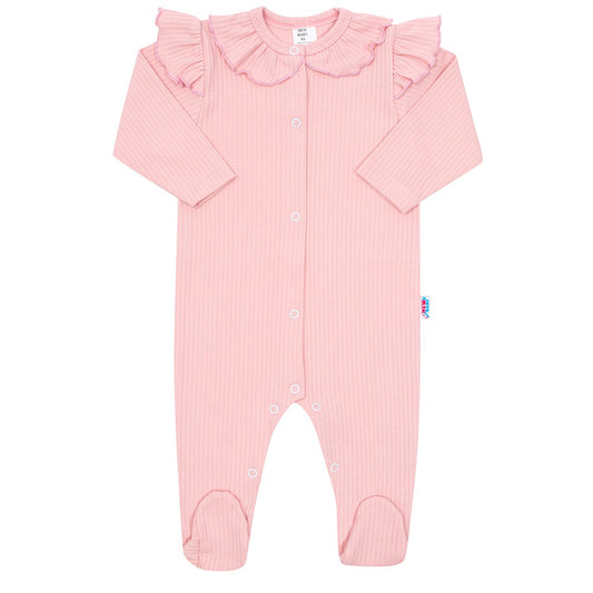 baba pamut kezeslábas New baby Stripes rózsaszín