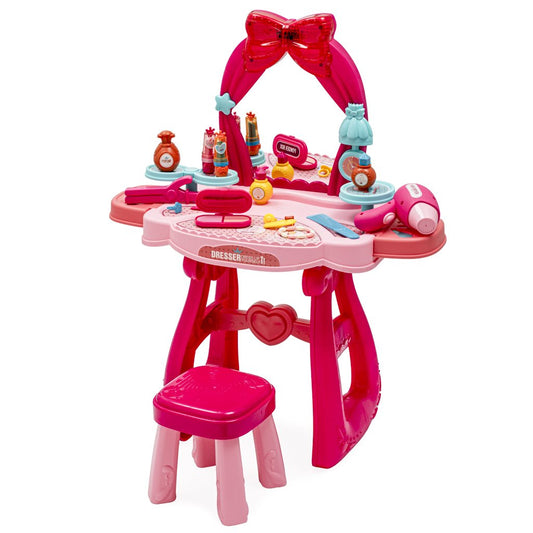 Gyermek zenélõ fésülködõasztal székkel baby MIX