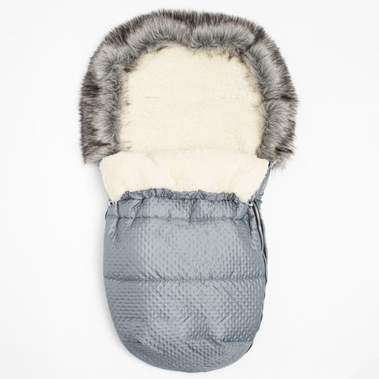 Téli lábzsák New baby Lux Wool graphite