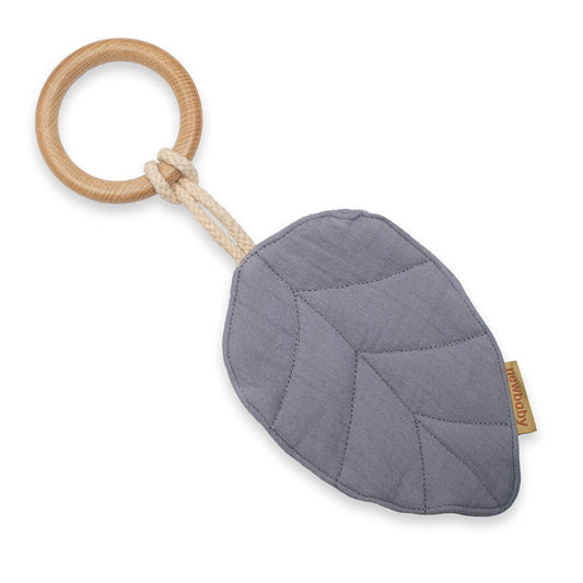 baba rágóka New baby Leaf grey