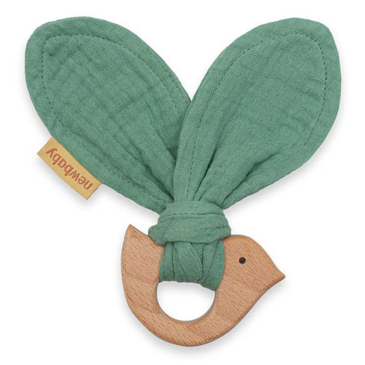 baba rágóka madárral New baby Bird mint