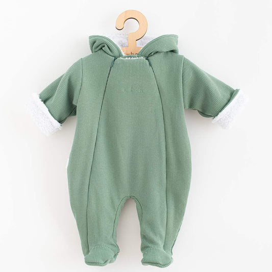 Kezeslábas kapucnival New baby Frosty mint