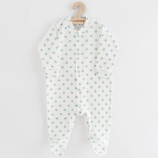 baba kezeslábas New baby Classic II csillagokkal menta