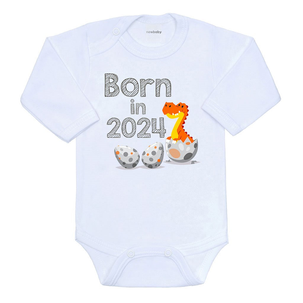 Body nyomtatott mintával New baby Born in 2024 dinoszaurusz