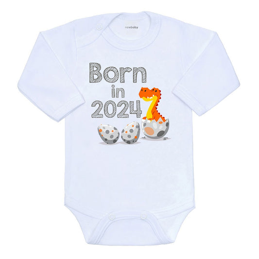 Body nyomtatott mintával New baby Born in 2024 dinoszaurusz