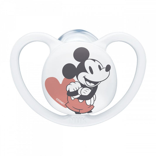 baba cumi Space NUK 0-6h Disney Mickey Mouse fehér