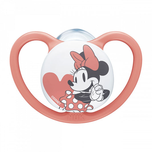 baba cumi Space NUK 0-6h Disney Mickey Mouse piros