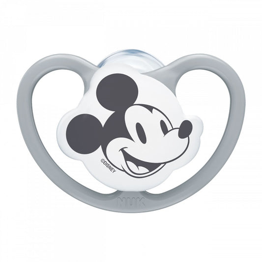 baba cumi Space NUK 6-18h Disney Mickey Mouse szürke