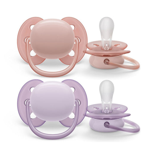 baba cumi Ultrasoft Premium Avent 0 - 6 hónap 2 darab lány
