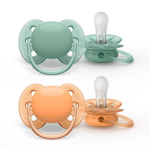 baba cumi Ultrasoft Premium Avent 0 - 6 hónap 2 darab neutral
