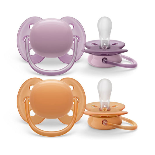baba cumi Ultrasoft Premium Avent 6-18 hónap 2 darab lány