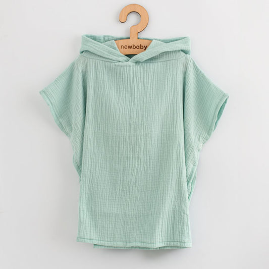 Gyermek muszlin poncsó New baby Feeling mint 35 cm
