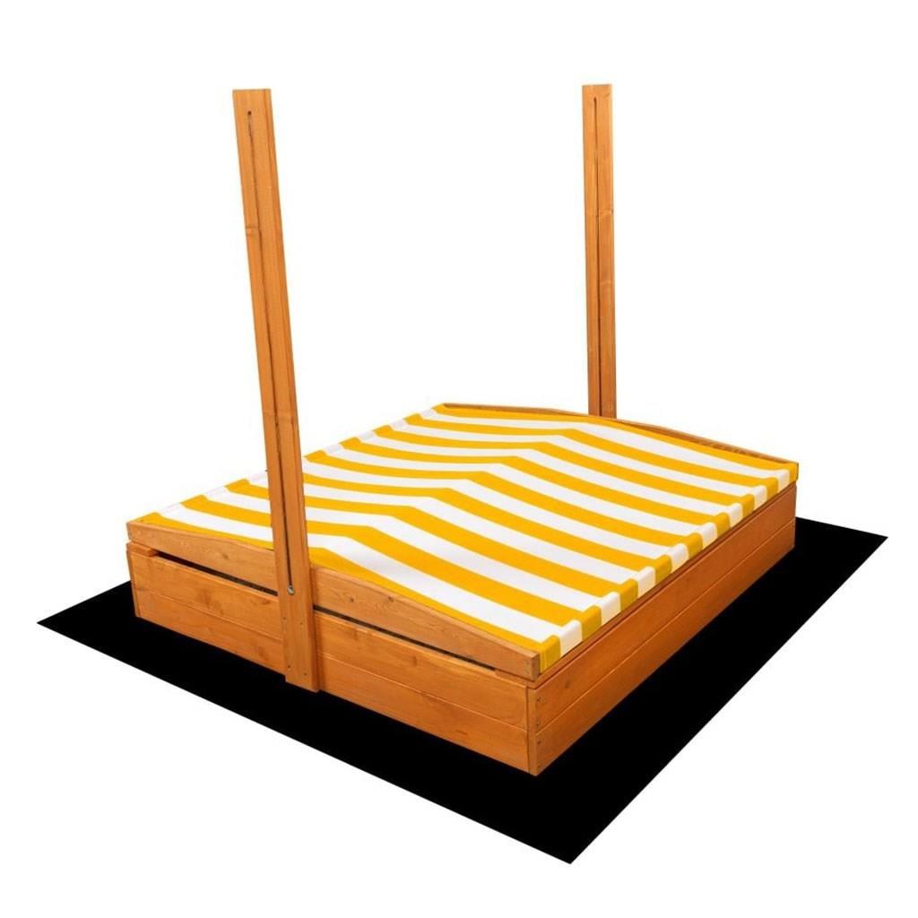 Tetõ a gyermek fa homokozóhoz baby Mix 120x120 cm sárga-fehér