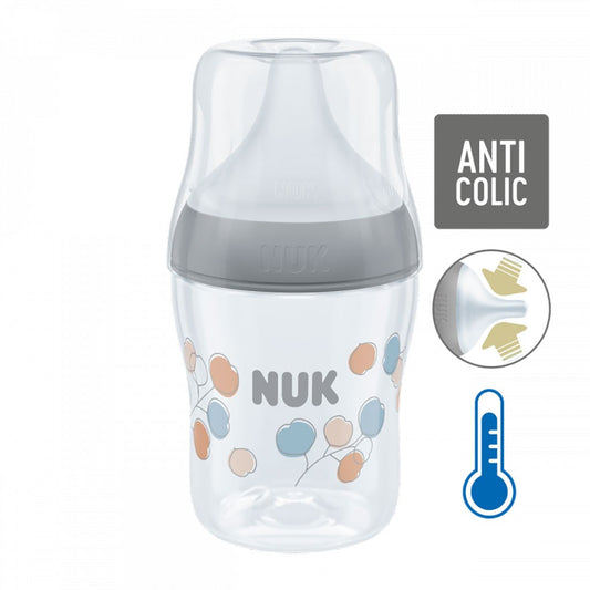 baba cumisüveg NUK Perfect Match Temperature Control 150 ml szürke