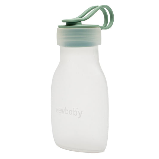 Szilikon anyatejes cumisüveg New baby kék