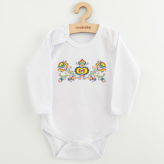 baba body nyomtatással New baby Népi minta