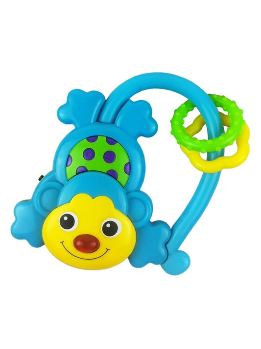 Gyermek zenélõ csörgõ baby Mix majmocska kék