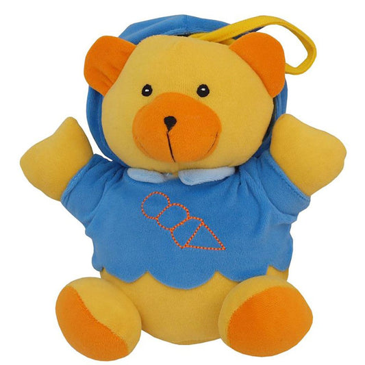 Felhúzható plüss játék baby Mix maci kék