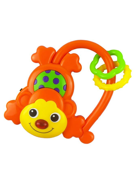 Gyermek zenélõ csörgõ baby Mix majmocska narancssárga