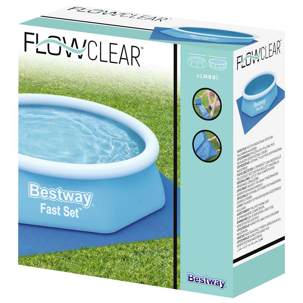 Flowclear medencealátét 274 x 274 cm