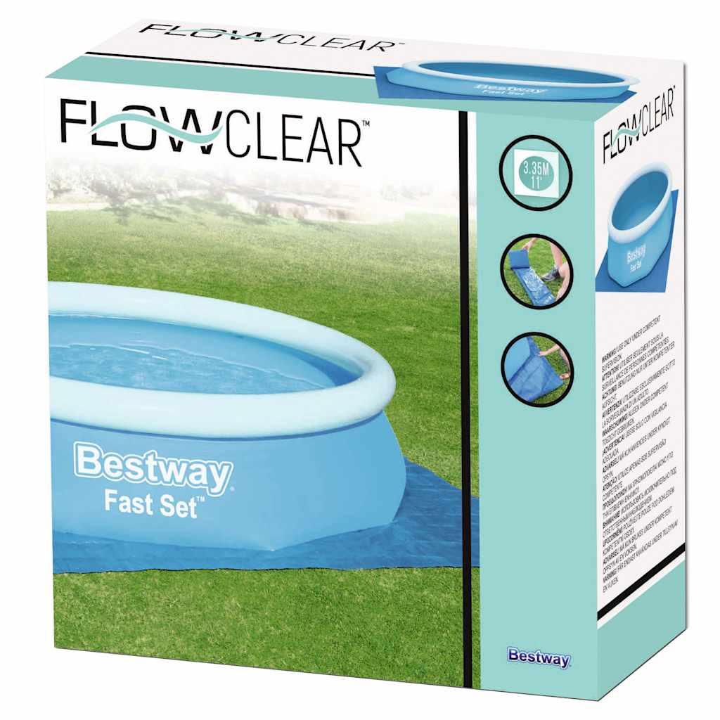 "Flowclear" medencealátét 335 x 335 cm