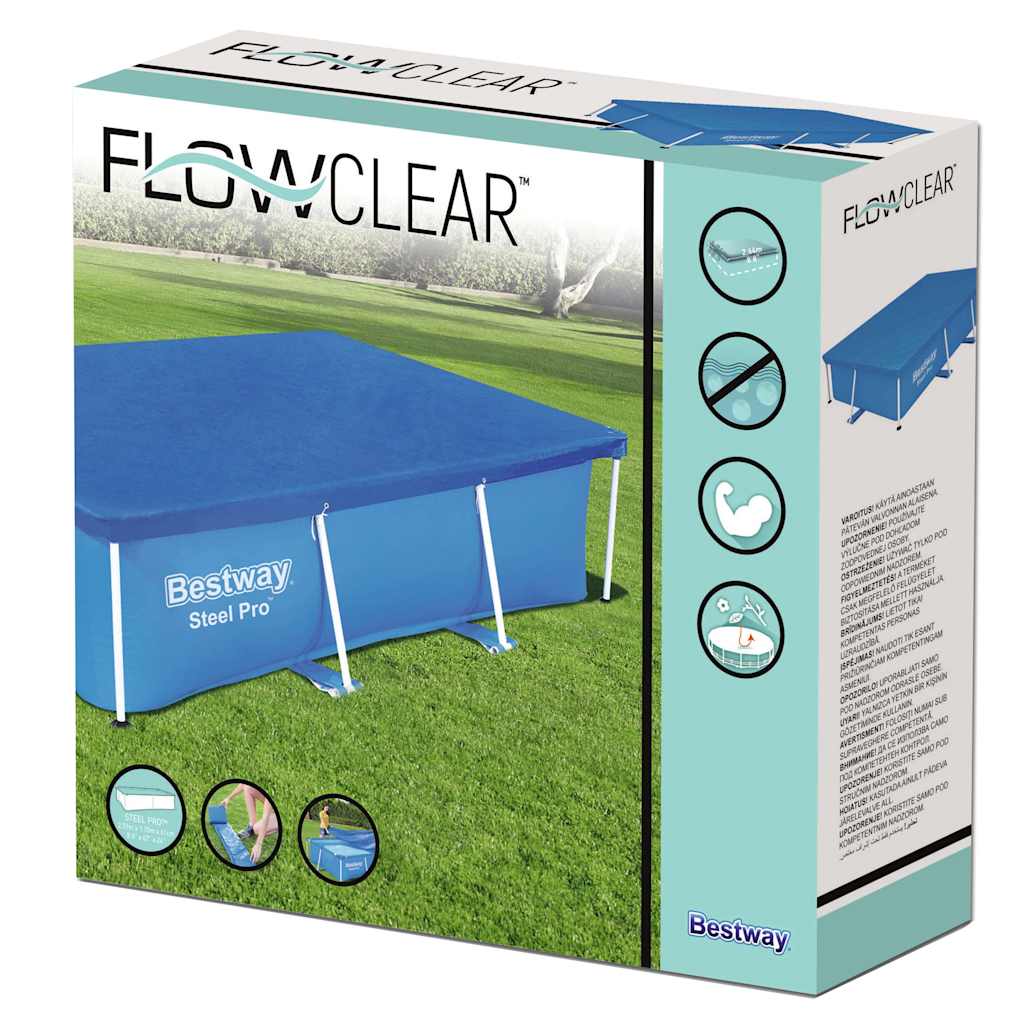 Flowclear medencetakaró 259 x 170 cm