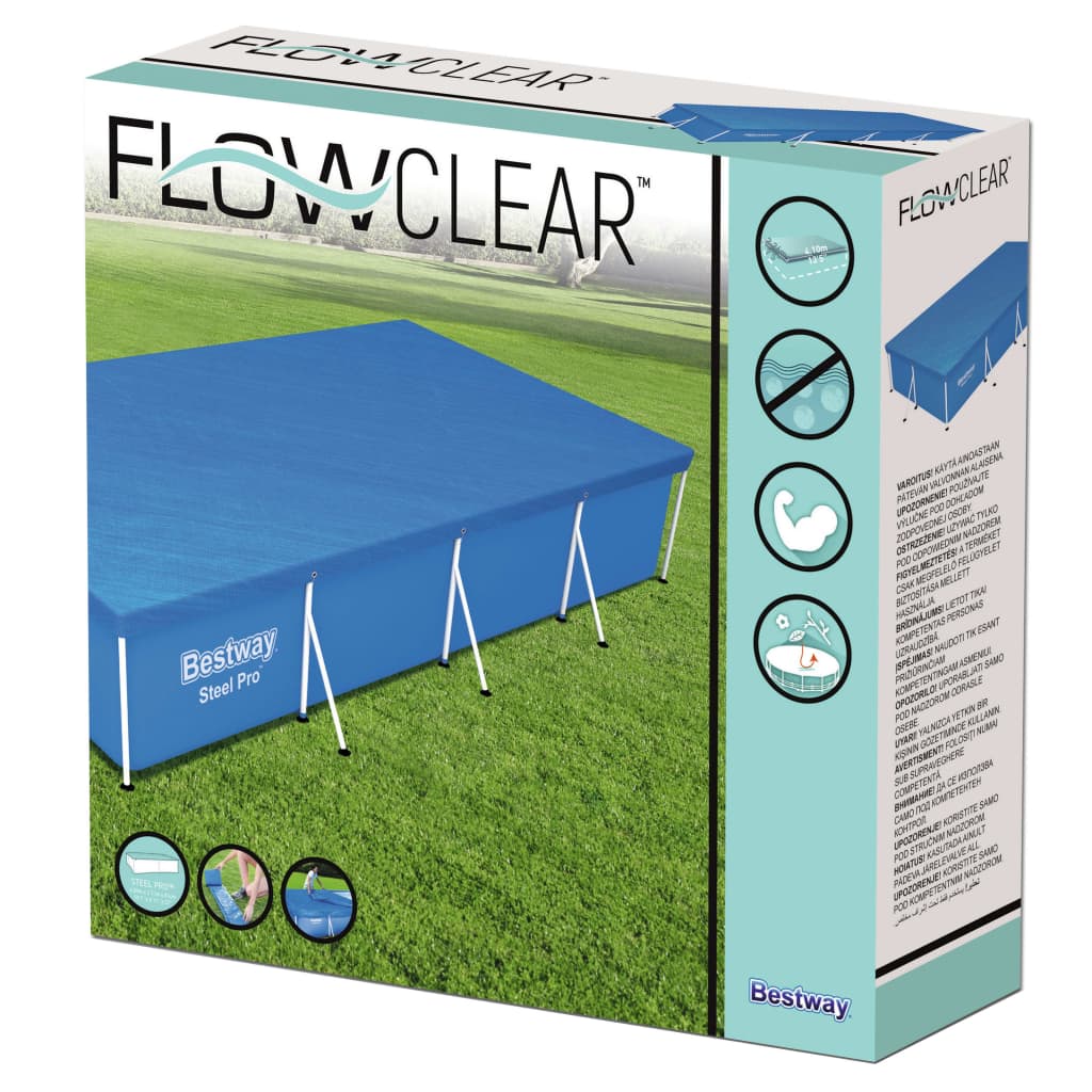 Flowclear medencetakaró 400 x 211 cm