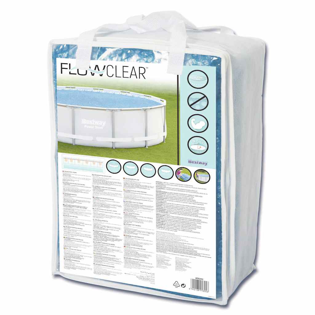 Flowclear szolár medencetakaró 427 cm