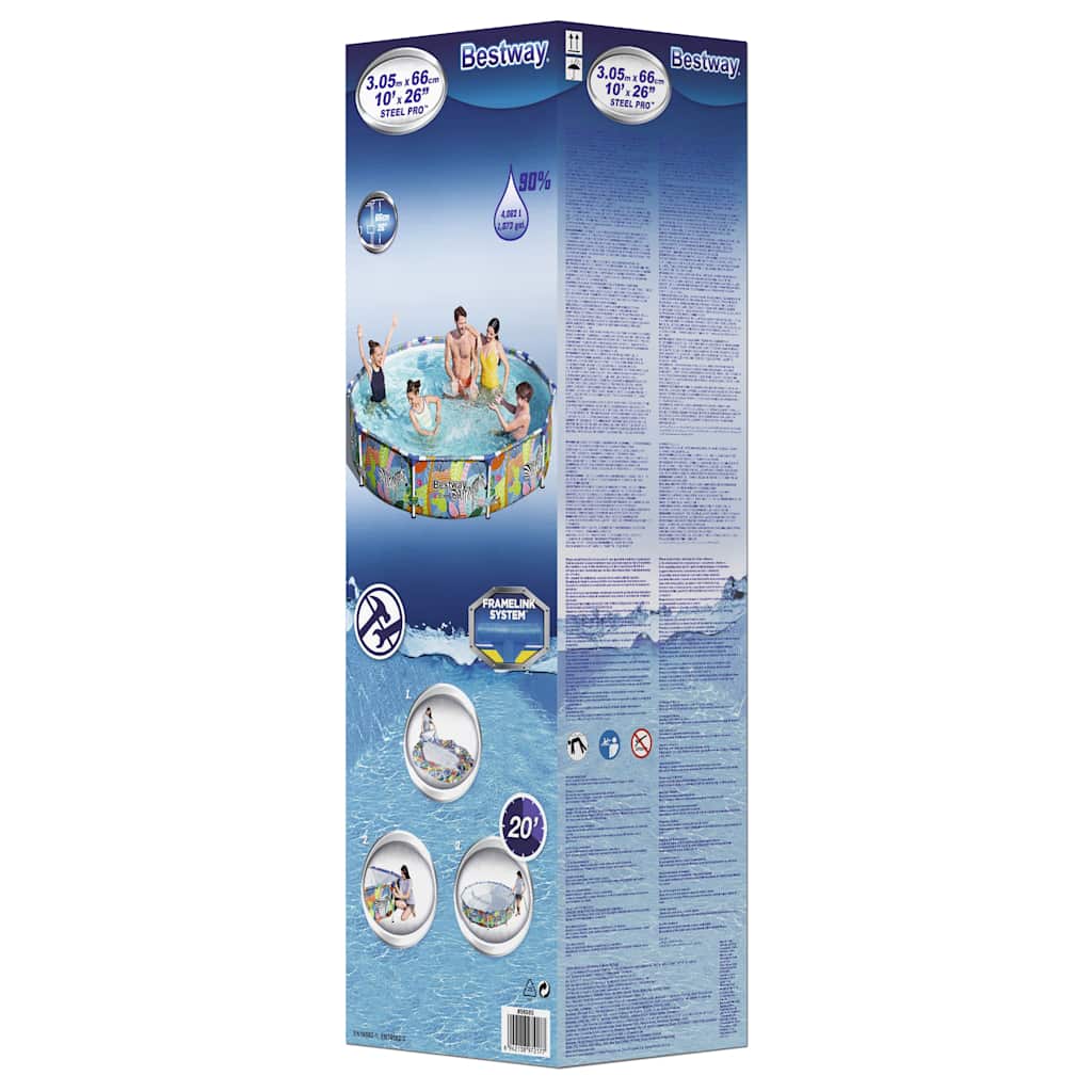 Steel Pro úszómedenceváz 305 x 66 cm