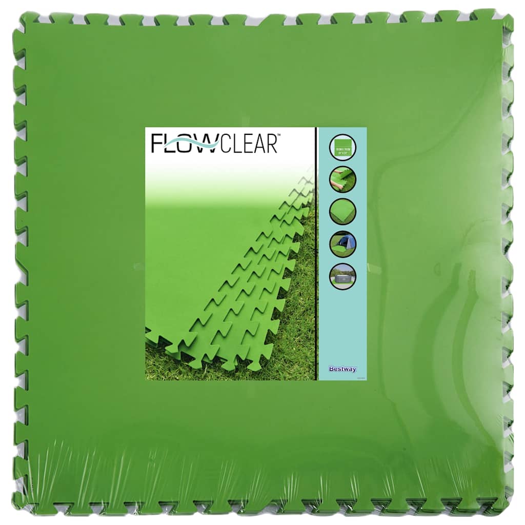 Flowclear 9 db zöld padlóvédő 5,47 m²