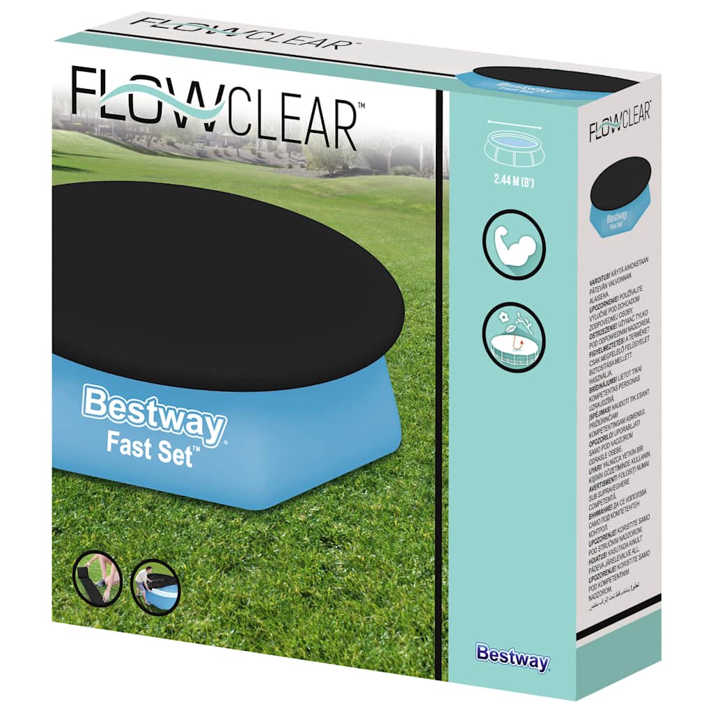 Flowclear Fast Set medencetakaró 240 cm