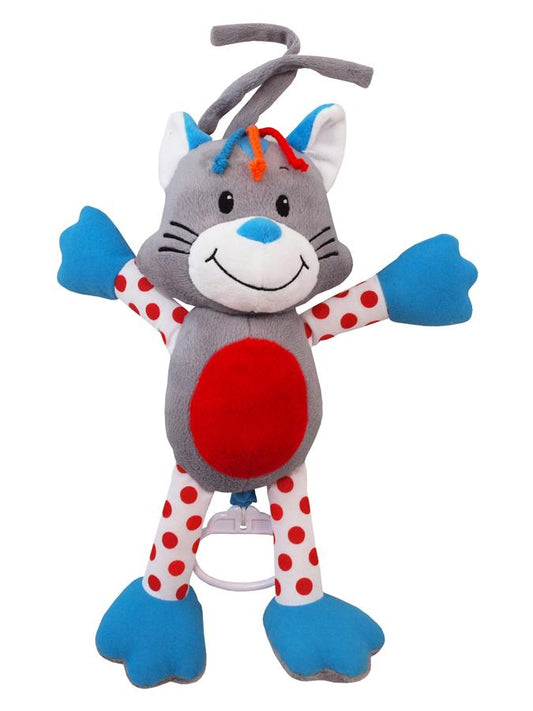 Gyerek plüss zenélõs játék baby Mix cica