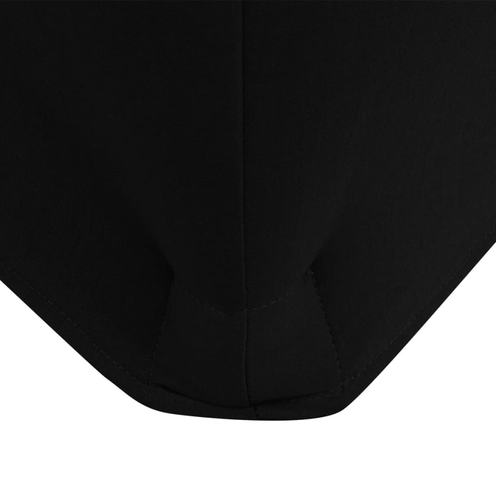 Sztreccs asztal védőhuzat 2 db 243x76x74 cm fekete