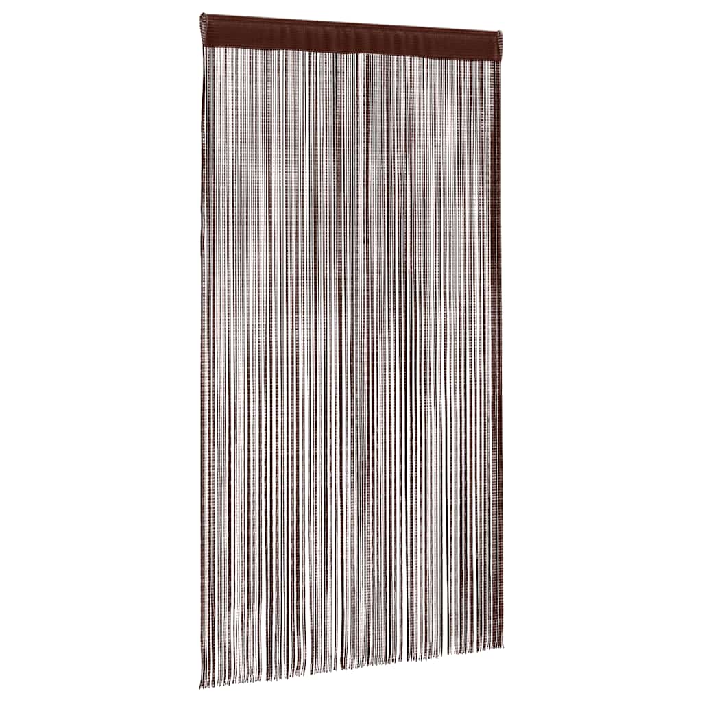 2 db barna zsinórfüggöny 100 x 250 cm