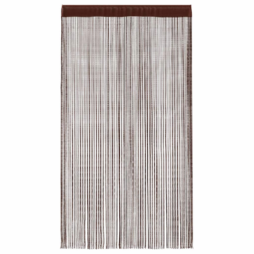 2 db barna zsinórfüggöny 100 x 250 cm
