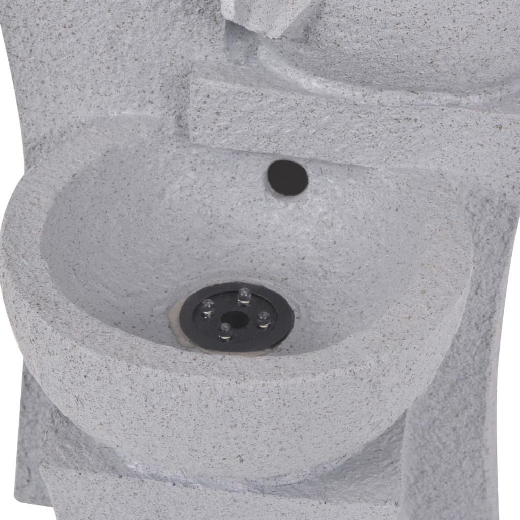 beltéri műgyanta szökőkút LED megvilágítással