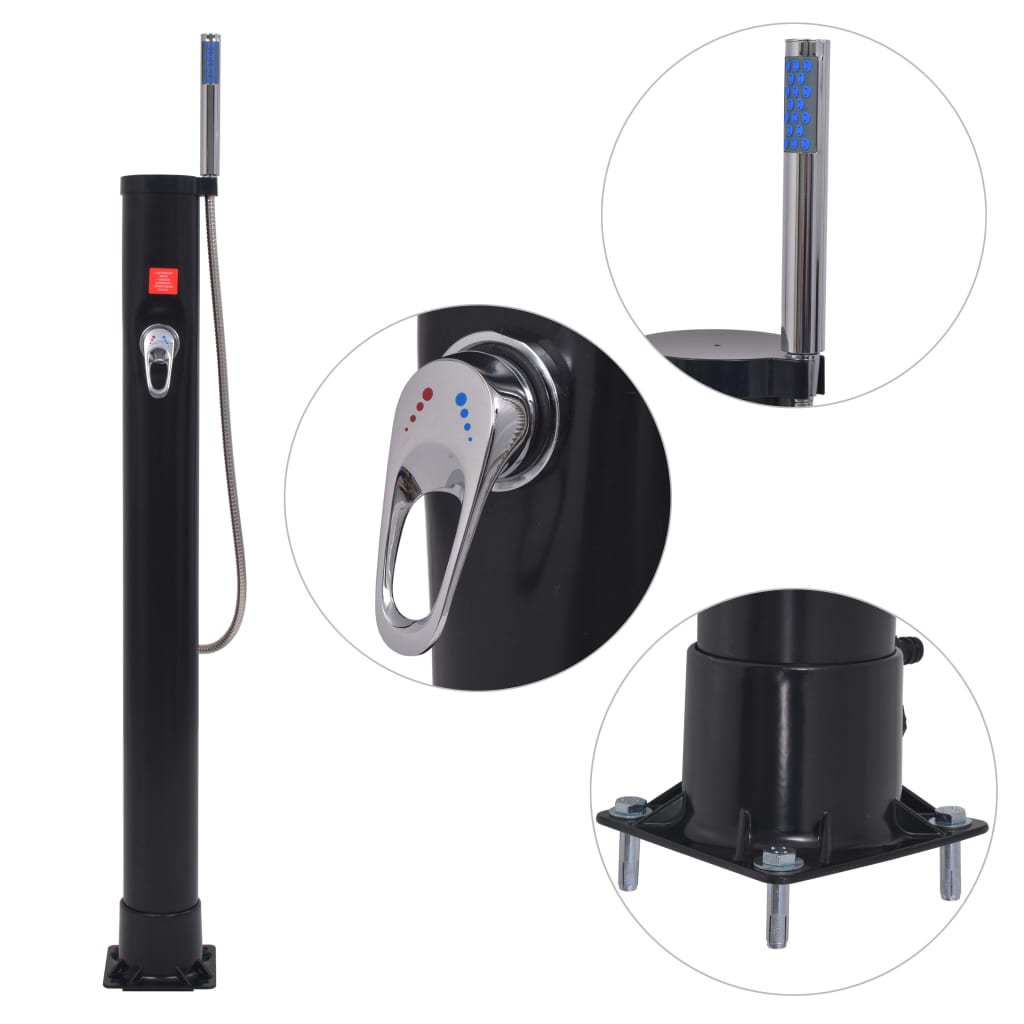 szolár PVC acél zuhanyzó 8 L