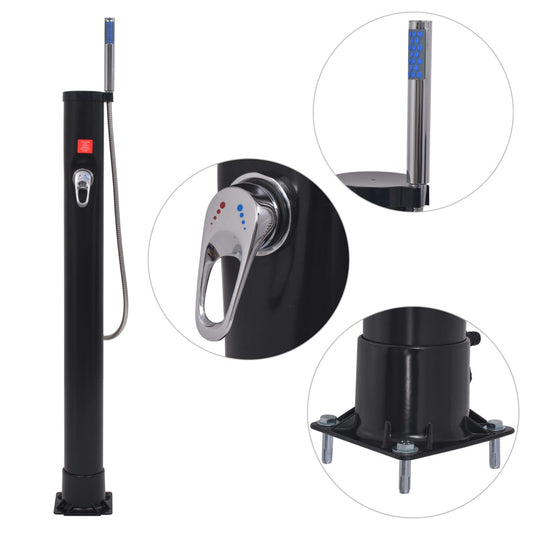 szolár PVC acél zuhanyzó 8 L