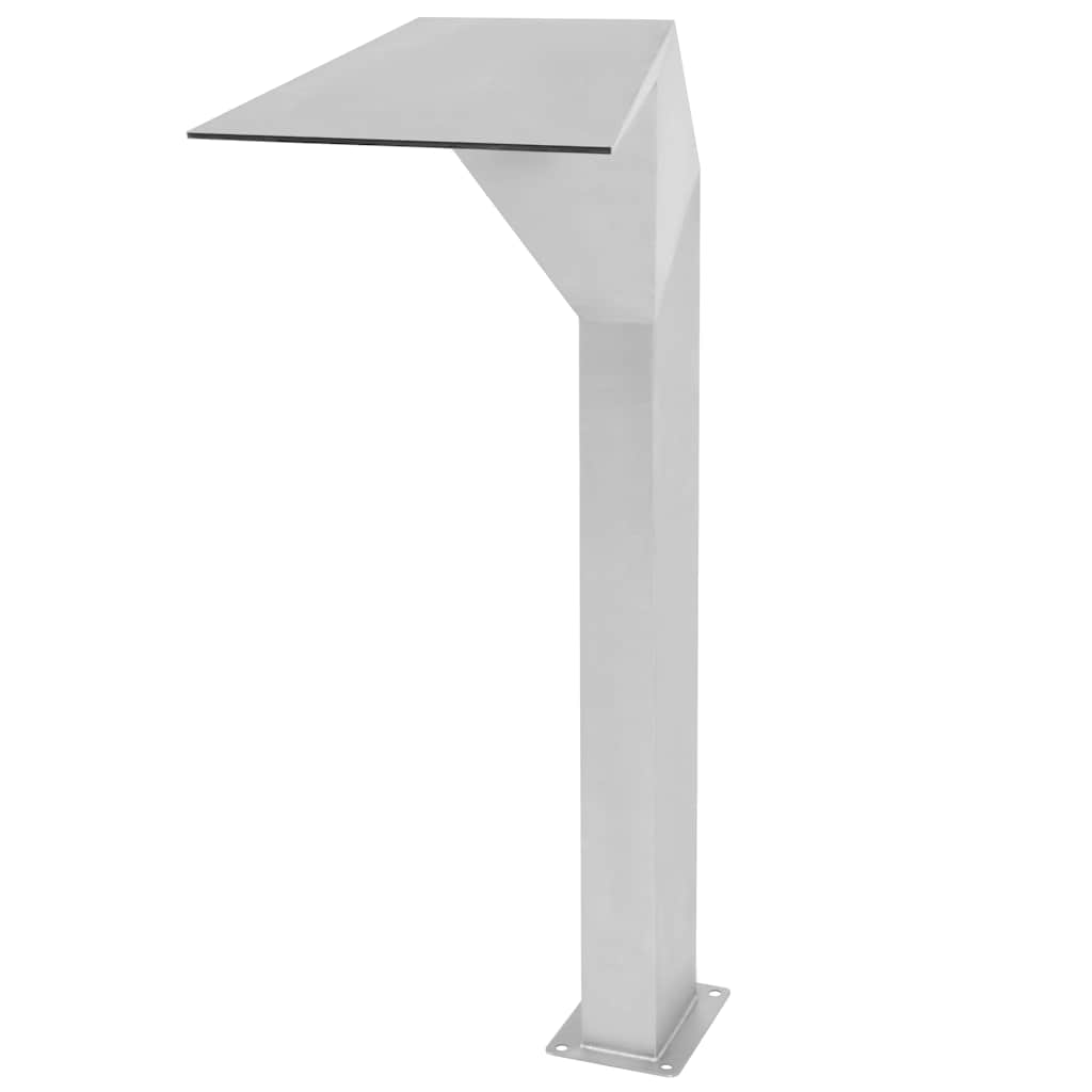 ezüstszínű rozsdamentes acél medence-szökőkút 50 x 30 x 90 cm