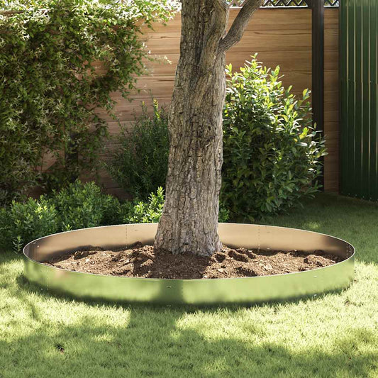 15 db galvanizált acél gyepkerítés 100 x 20 cm