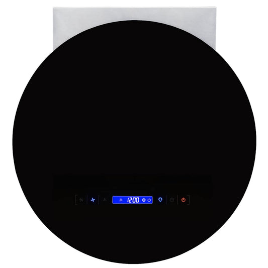 érintős LED-es fali páraelszívó LCD-kijelzővel 756 m³/óra