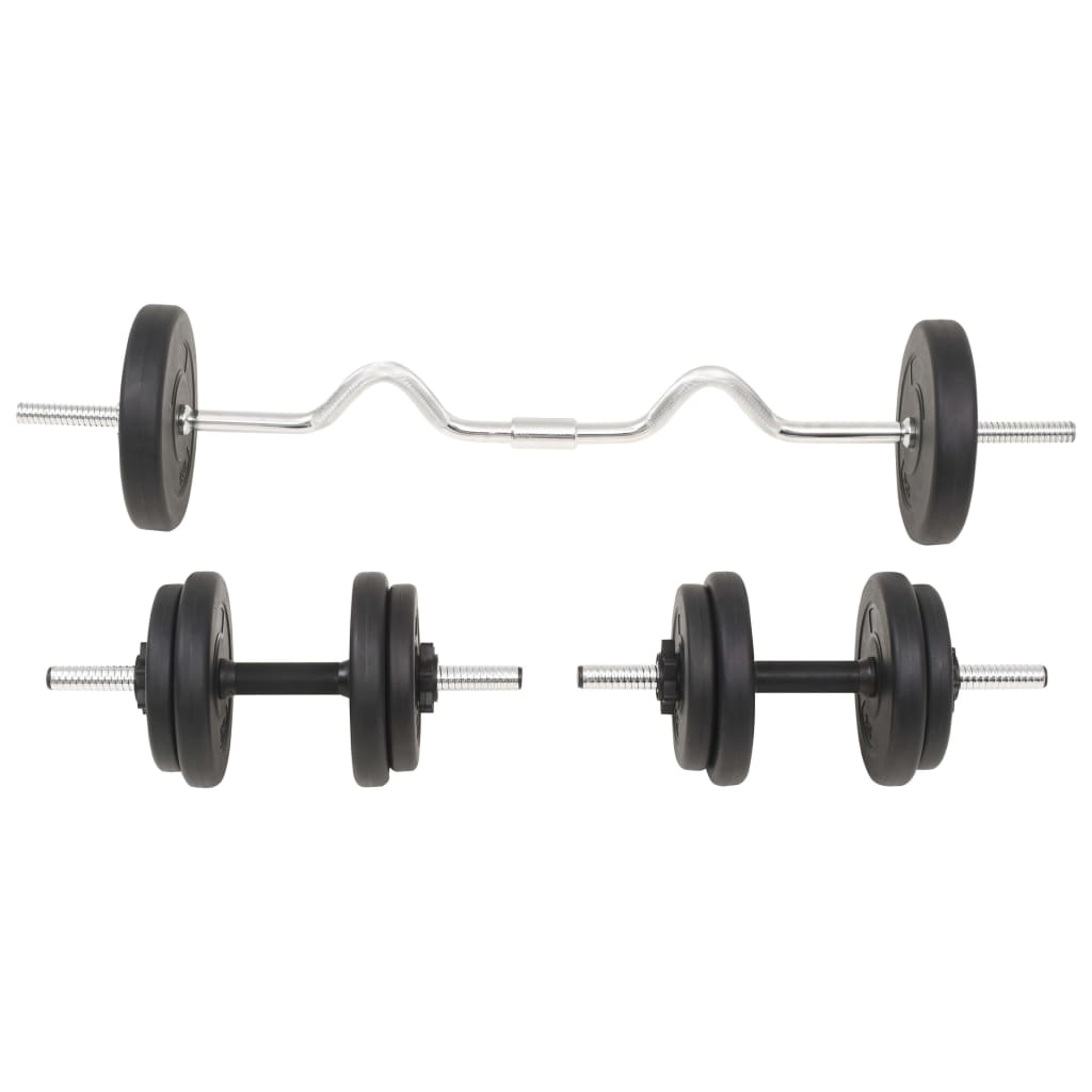 egykezes és kétkezes súlyzó szett 30 kg