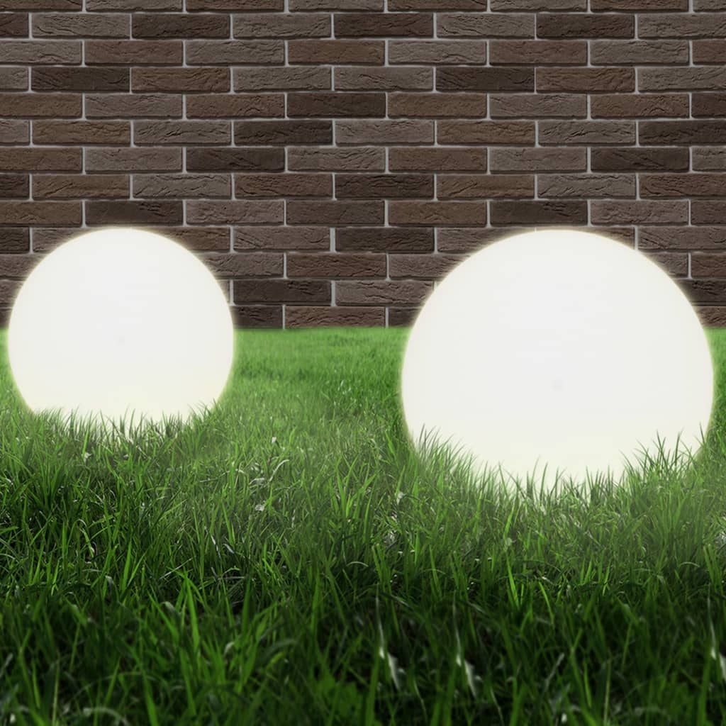 2 db LED gömblámpa 40 cm PMMA