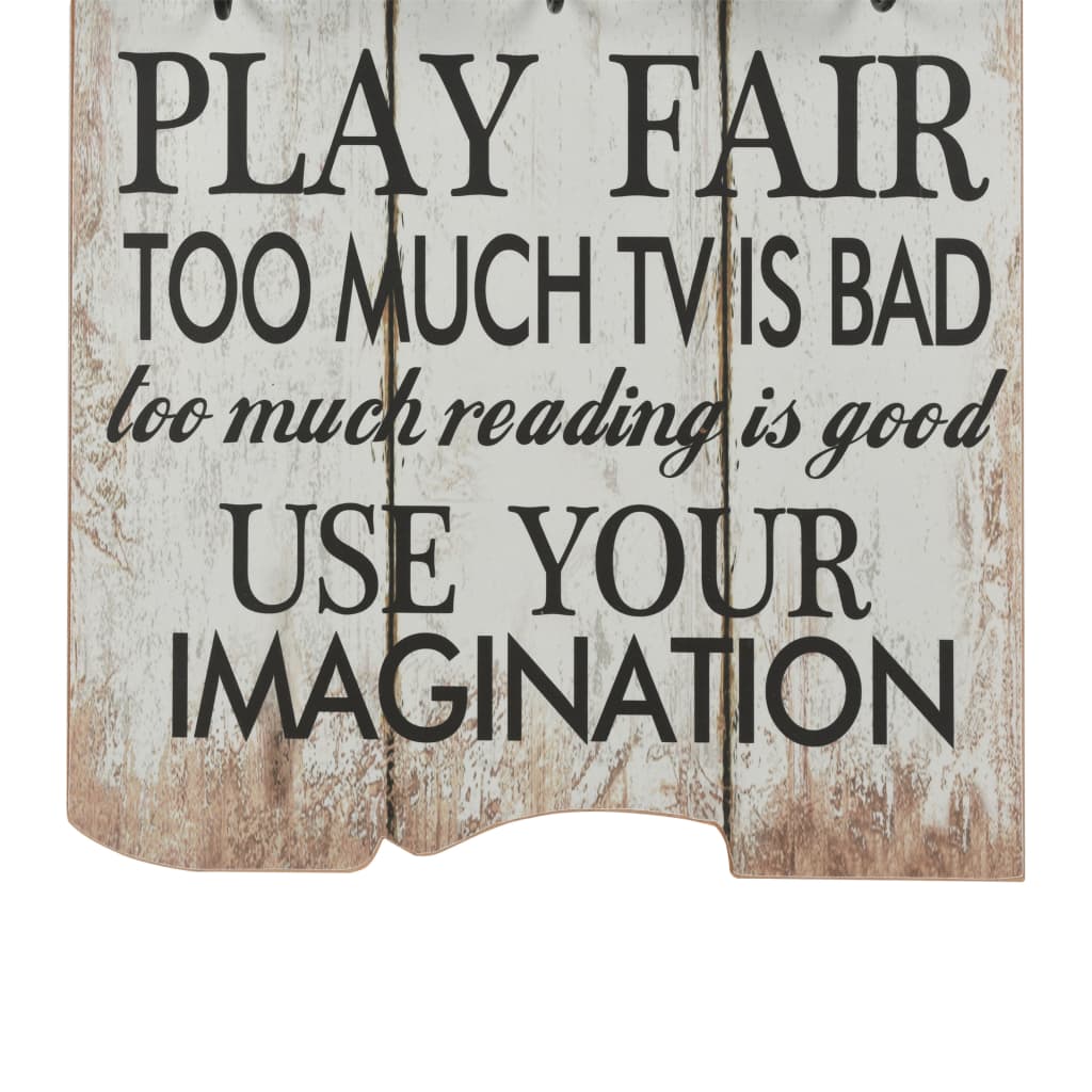 falra szerelhető fogas 6 akasztóval 120 x 40 cm „THANK YOU”