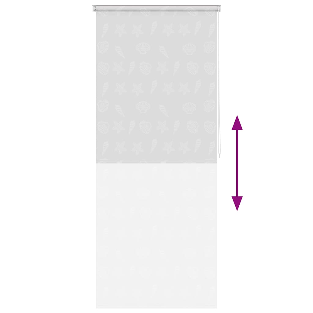 tengericsillag-mintás zuhanyroló 100 x 240 cm