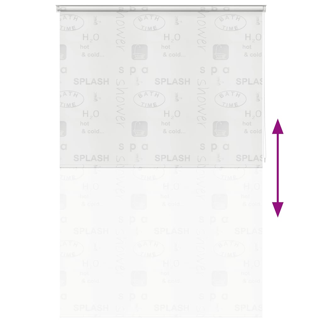 fröcskölt mintás zuhanyroló 160 x 240 cm