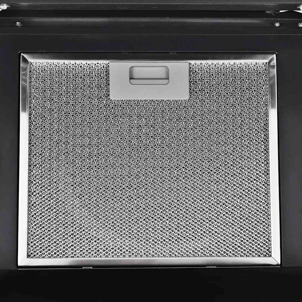 fekete rozsdamentes acél fali páraelszívó 756 m³/h 90 cm